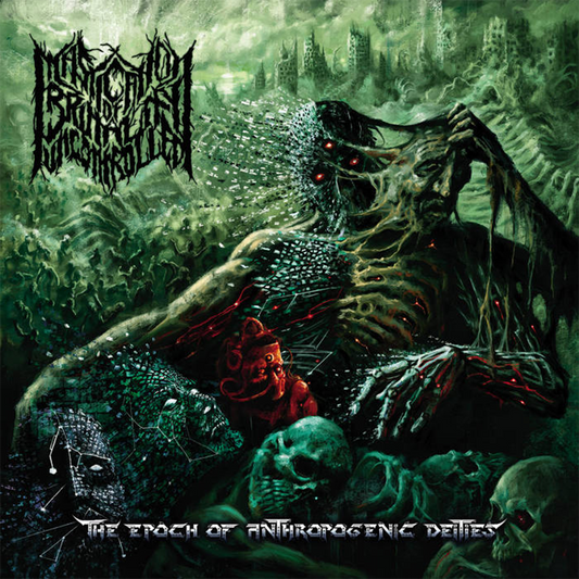 Mastication Of Brutality Uncontrolled "The Epoch Of Anthropogenic Deities" 12" ( Transparent Red With Splatter Galactic Swirl Vinyl )