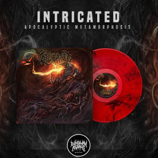 INTRICATED "Apocalyptic Metamorphosis" 12" ( Transparent Red With Black Smoke Vinyl )